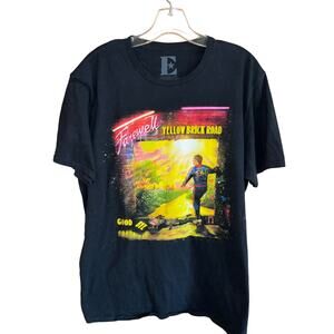 Elton John farewell yellow brick road tour t-shirt 2022 (size large)